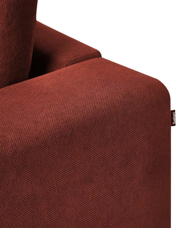Beliani 3 vietų sofa NIVALA raudona