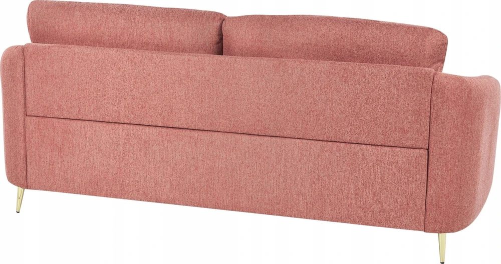 Beliani Trivietė sofa TROSA rožinė
