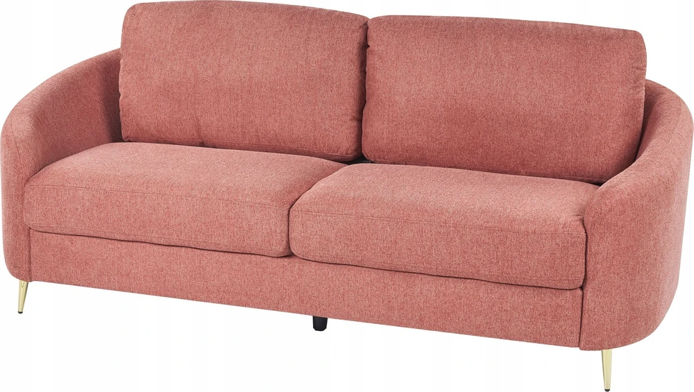 Beliani Trivietė sofa TROSA rožinė