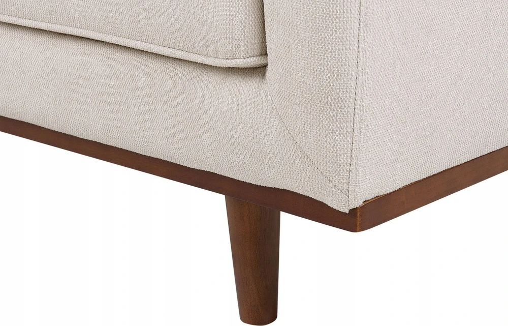 Beliani 3 vietų sofa SKAULE, smėlio spalvos