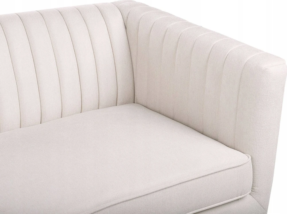 Beliani 3 vietų sofa SKAULE, smėlio spalvos