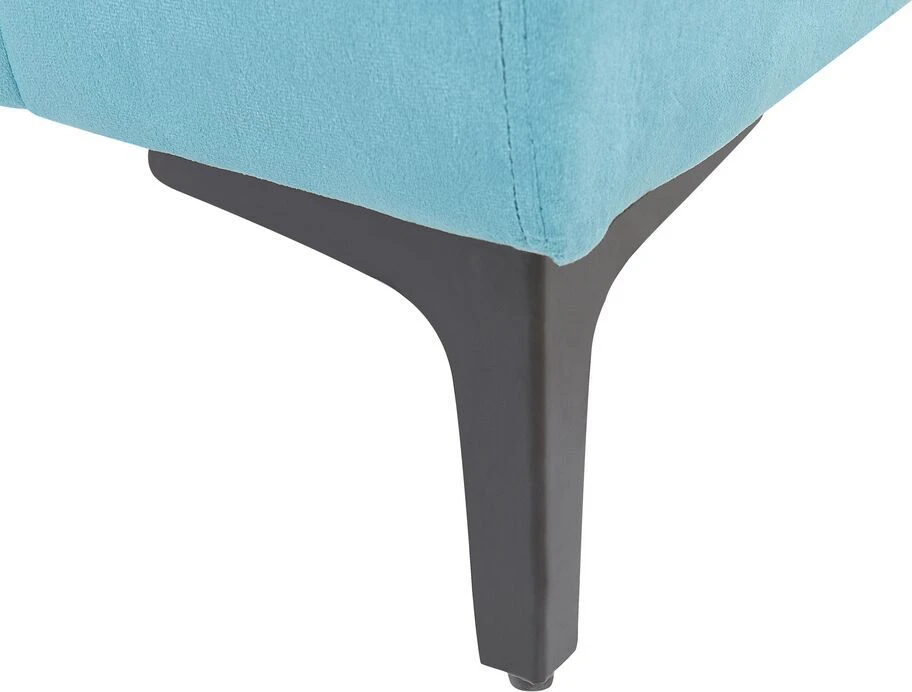Beliani 3 vietų sofa VADSTENA, veliūras, žydra