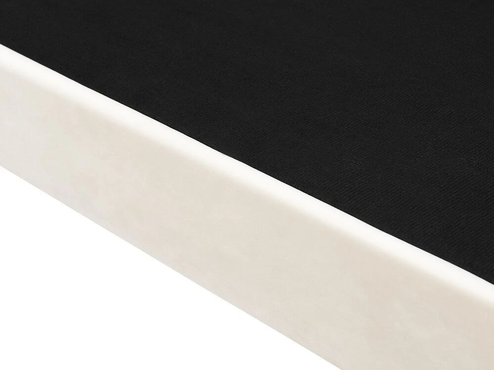Beliani Trivietė sofa SKIEN Veliūras Šviesiai smėlio spalvos