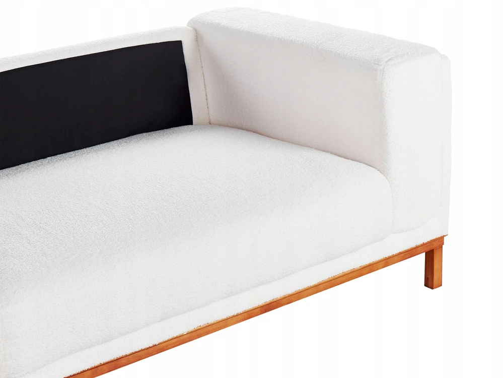 Beliani 4 vietų sofa VENG Boucle, kreminė balta
