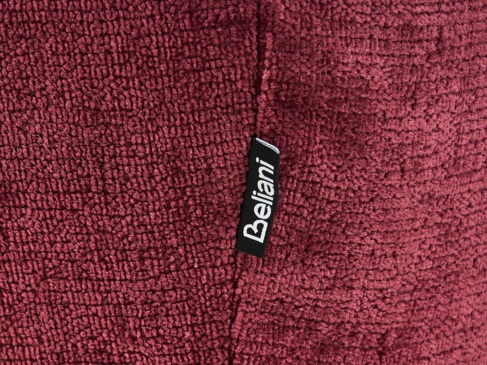 Beliani 2 vietų sofa ALNOR, šenilas, bordo
