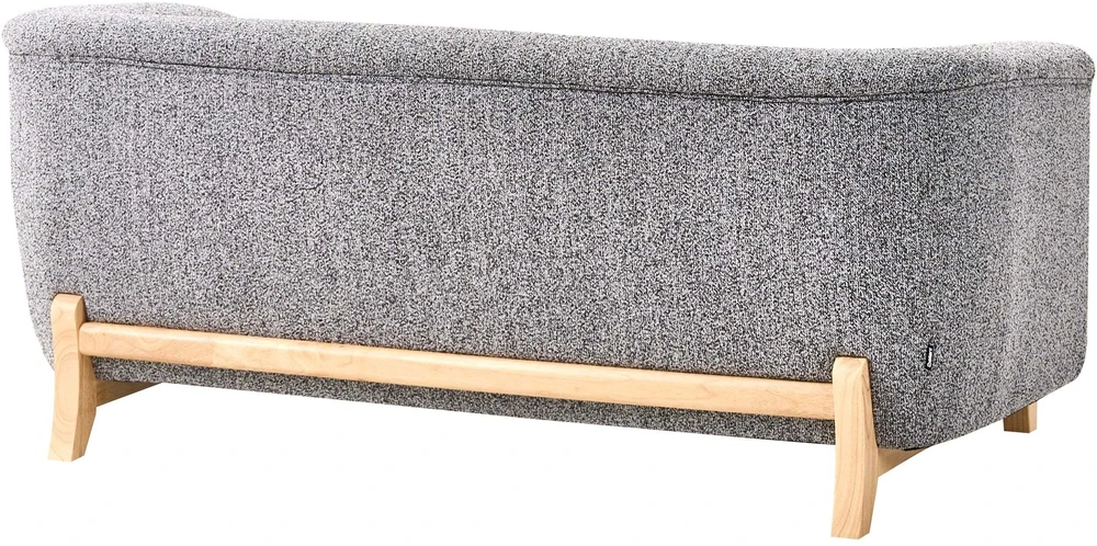 Beliani 2 vietų sofa ALNOR tamsiai pilka