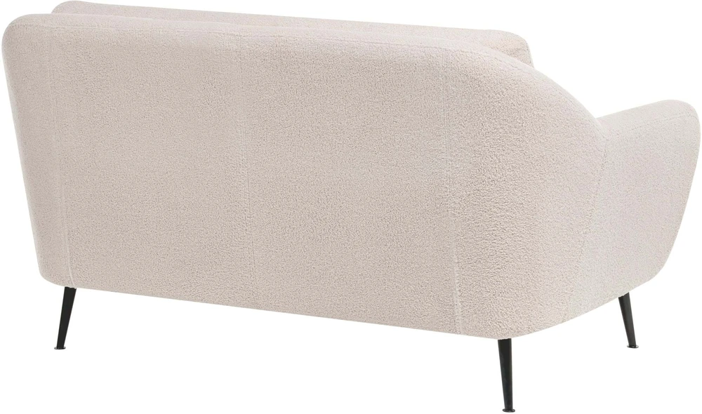Beliani 2 vietų sofa EIBY Boucle smėlio spalvos