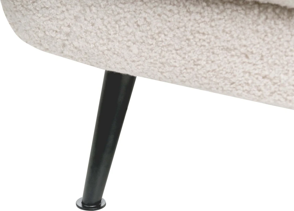 Beliani 2 vietų sofa EIBY Boucle smėlio spalvos