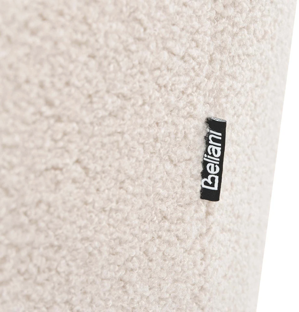 Beliani 2 vietų sofa EIBY Boucle smėlio spalvos