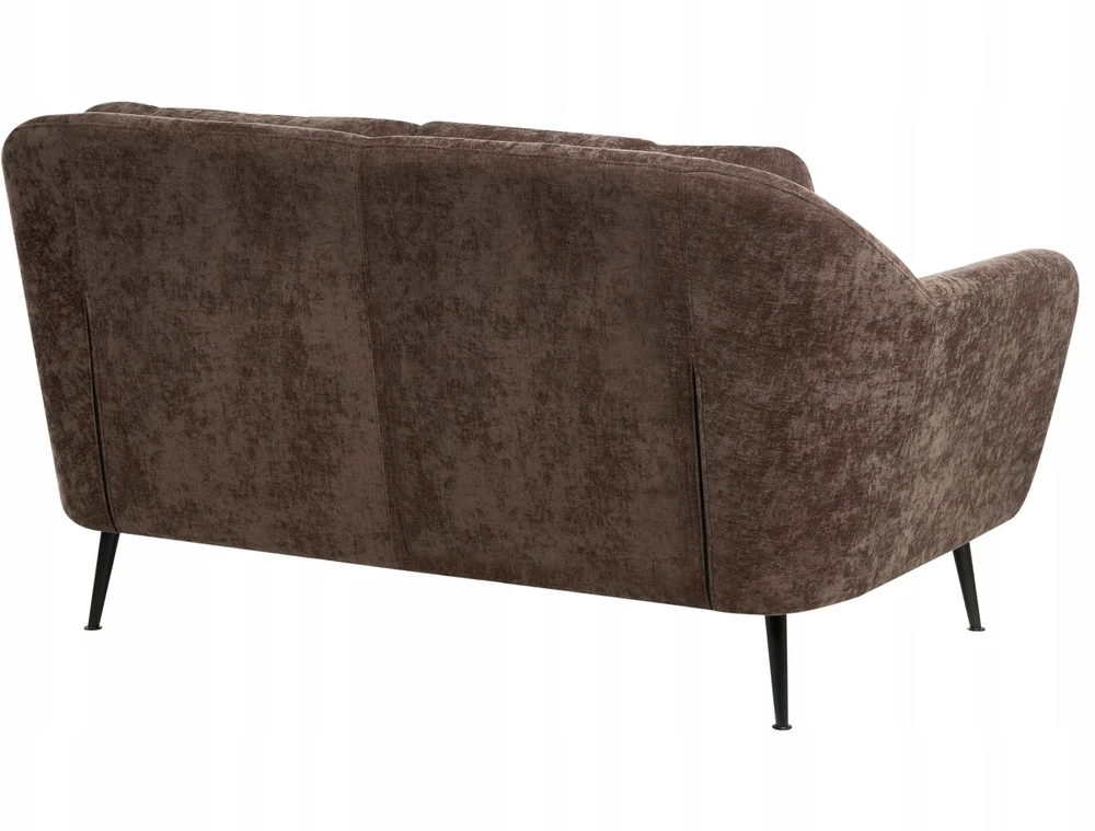 Beliani 2 vietų sofa EIBY tamsiai ruda