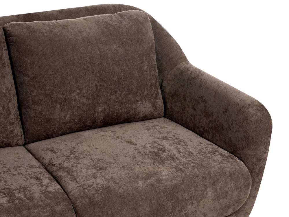 Beliani 2 vietų sofa EIBY tamsiai ruda