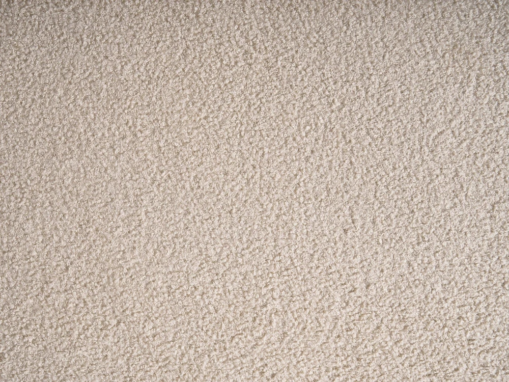 Beliani Dvivietė sofa ELVA, buklė audinys, smėlio spalva