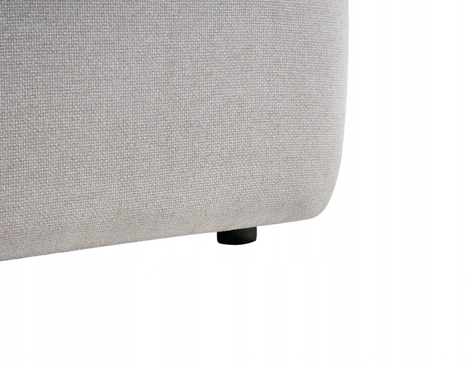 Beliani Dvivietė sofa ELVA šviesiai pilka