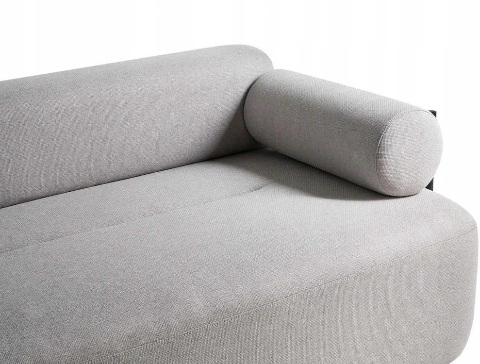 Beliani Dvivietė sofa ELVA šviesiai pilka