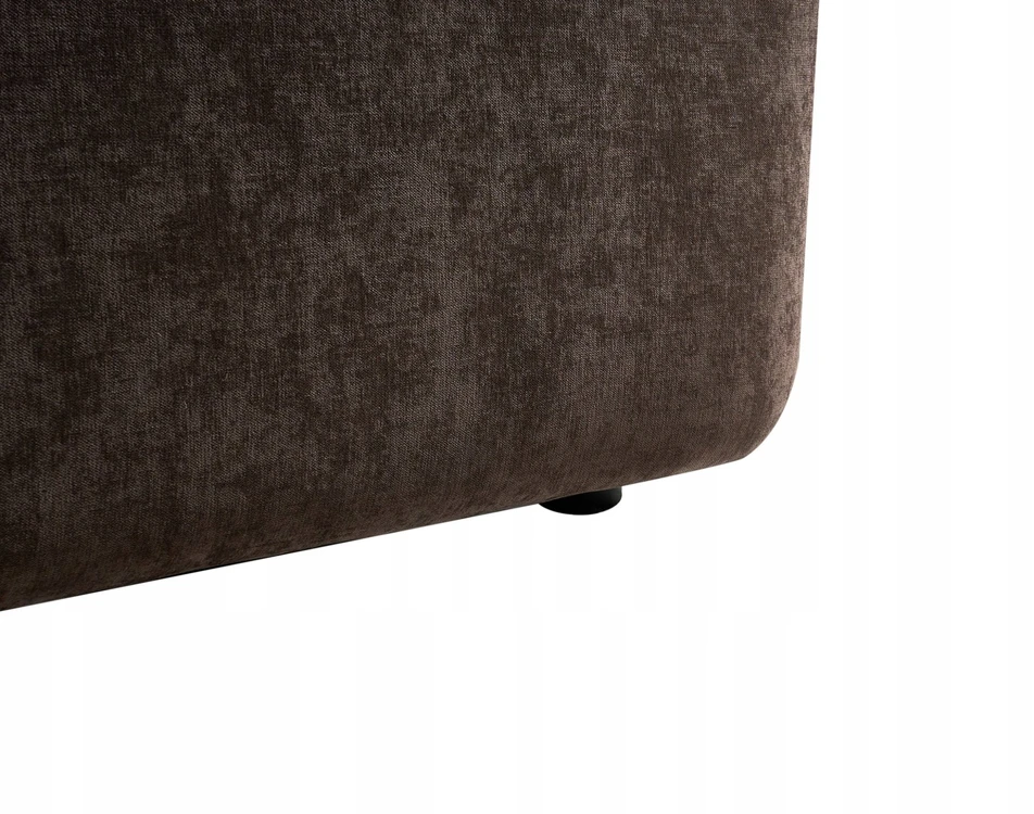 Beliani Dvivietė sofa ELVA, šenilis, tamsiai ruda
