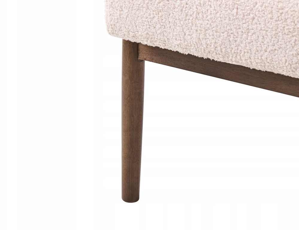 Beliani Dvivietė sofa ESRUM Boucle tamsiai ruda/smėlio spalvos