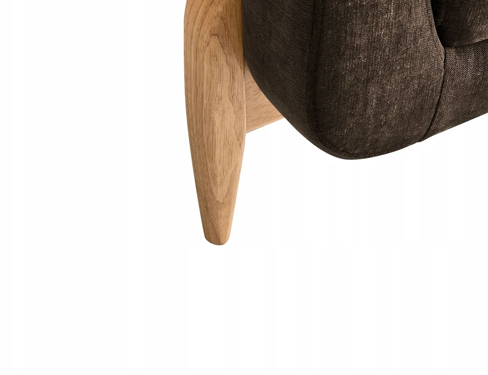 Beliani Dvivietė sofa GIMO, šenilinė, tamsiai ruda