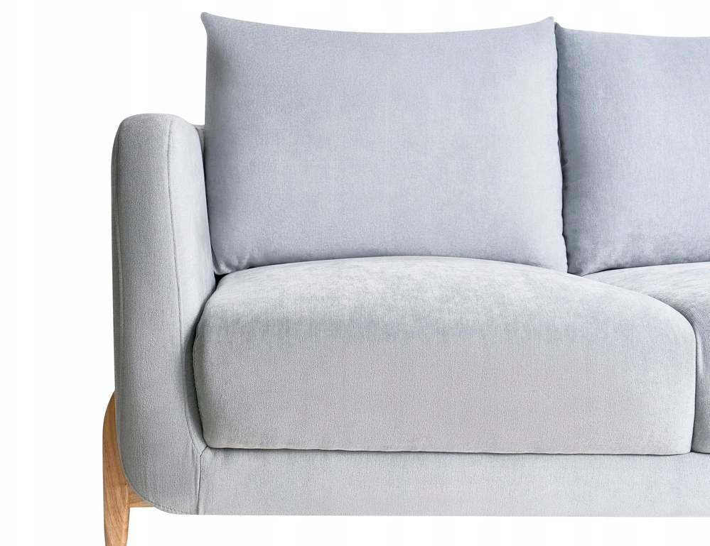 Beliani Dvivietė sofa GIMO, šenilinė, dangaus mėlynumo
