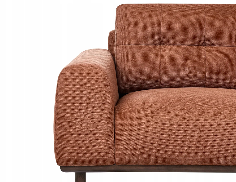 Beliani Dvivietė sofa LAURILA auksinės rudos spalvos
