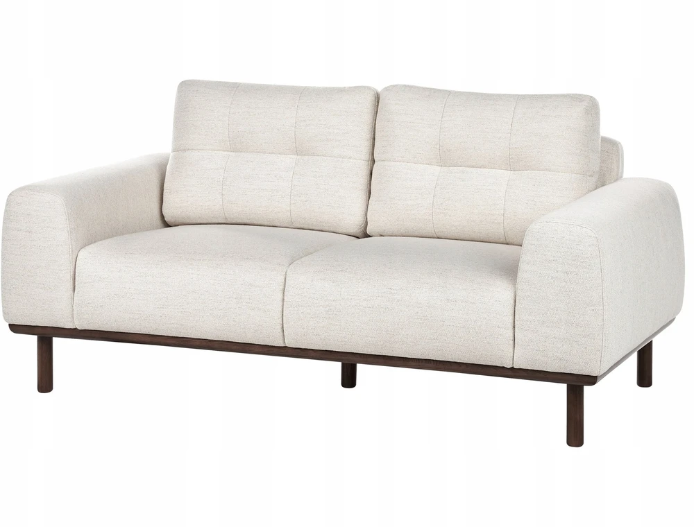 Beliani 2 vietų sofa LAURILA šviesiai smėlio spalvos
