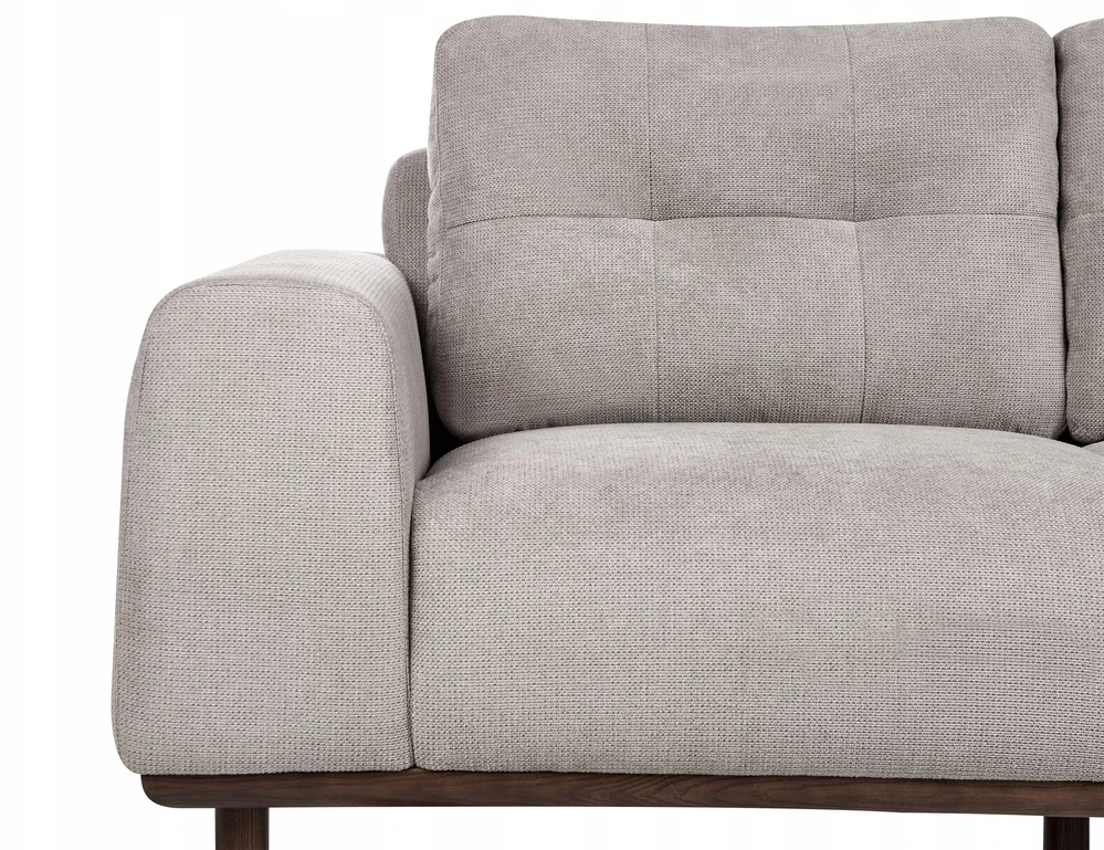 Beliani 2 vietų sofa LAURILA šviesiai pilka
