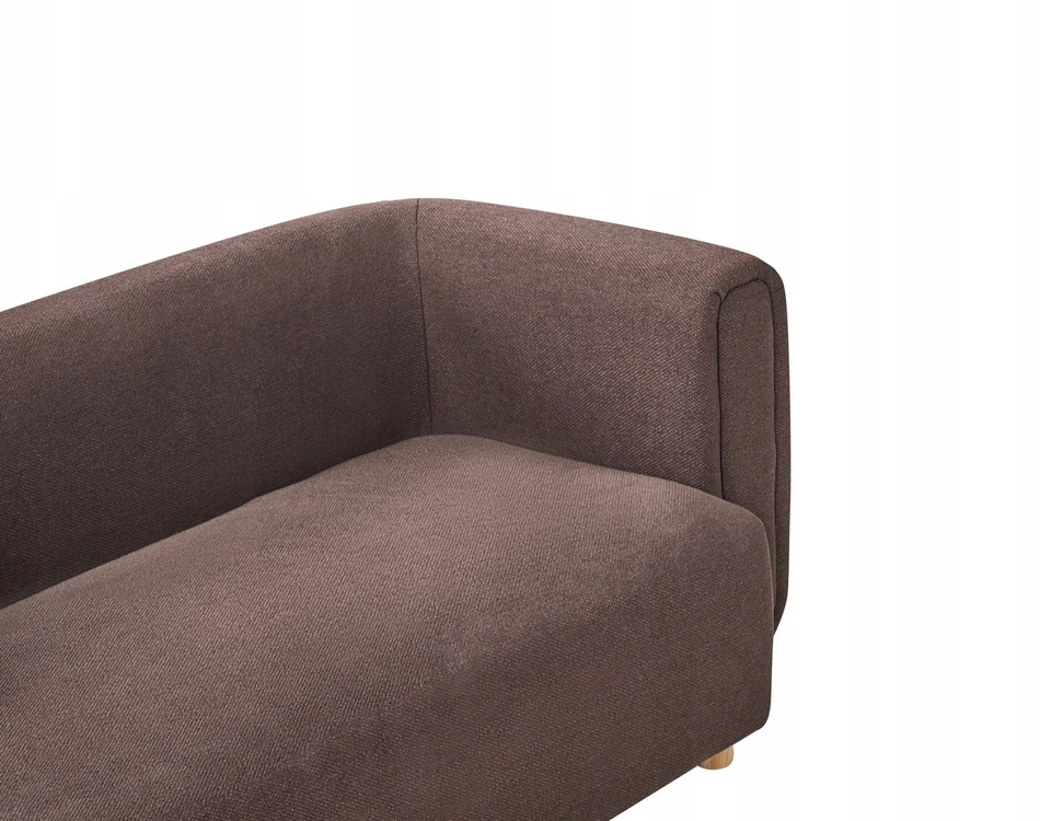 Beliani Dvivietė sofa LILLEROD tamsiai ruda