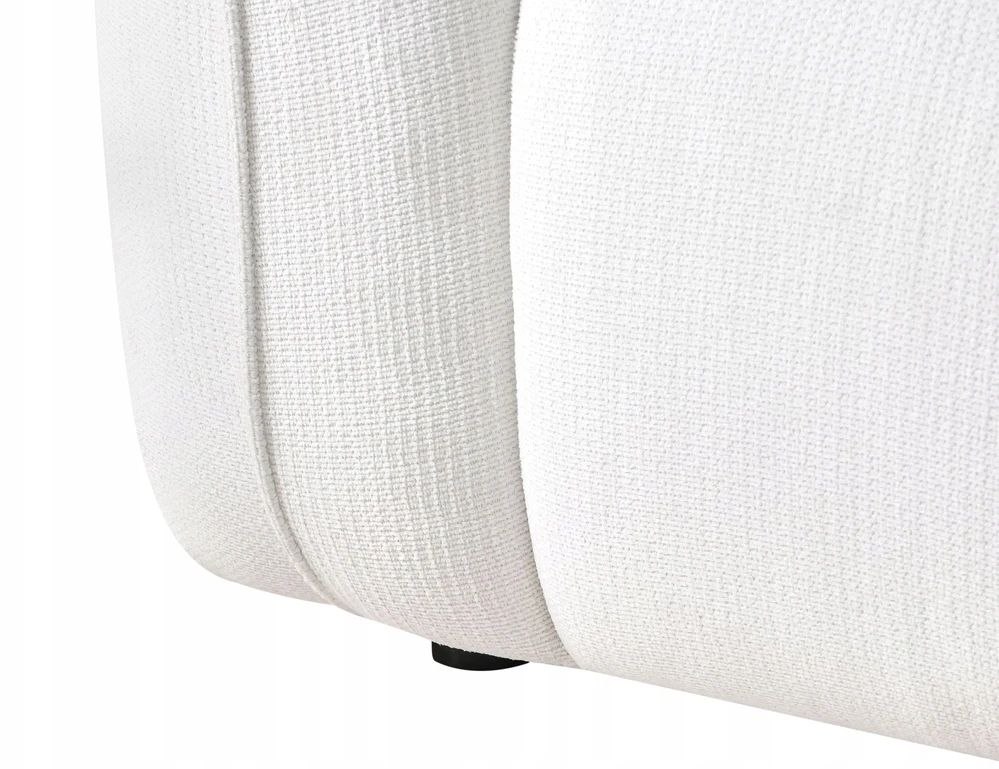 Beliani 2 vietų sofa NESS, kreminė balta