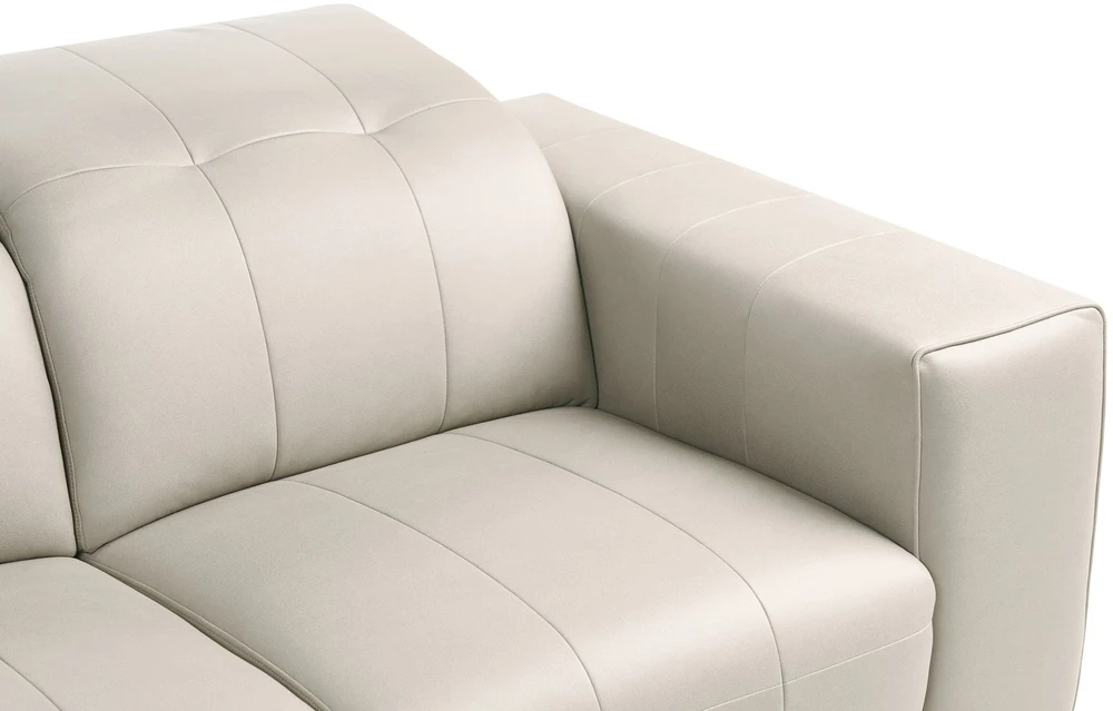 Beliani Dvivietė sofa OMMEL šviesiai smėlio spalvos