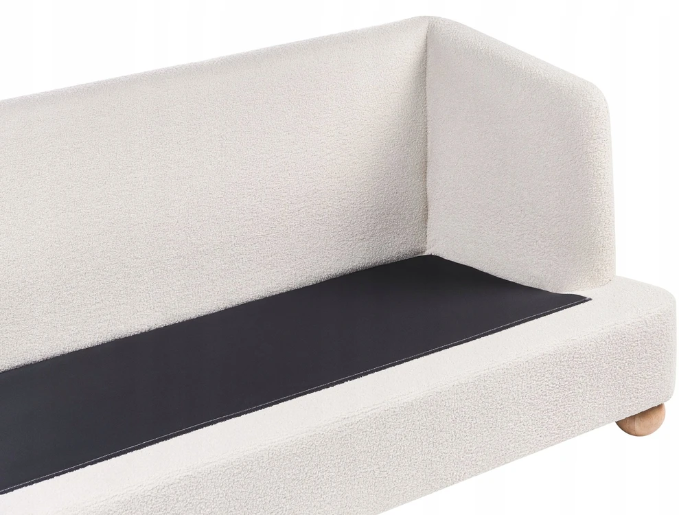 Beliani 2 vietų sofa RATTVIK Boucle kreminės baltos spalvos