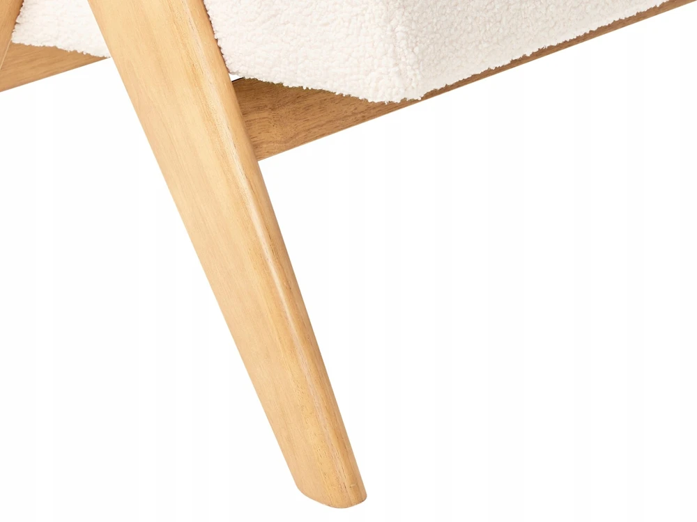 Beliani 2 vietų sofa TAMRE Boucle kreminė / šviesiai ruda
