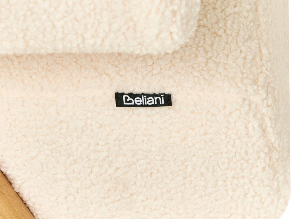 Beliani 2 vietų sofa TAMRE Boucle kreminė / šviesiai ruda