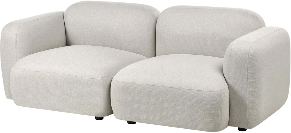Beliani 3 vietų sofa AFOSS šviesiai smėlio spalvos