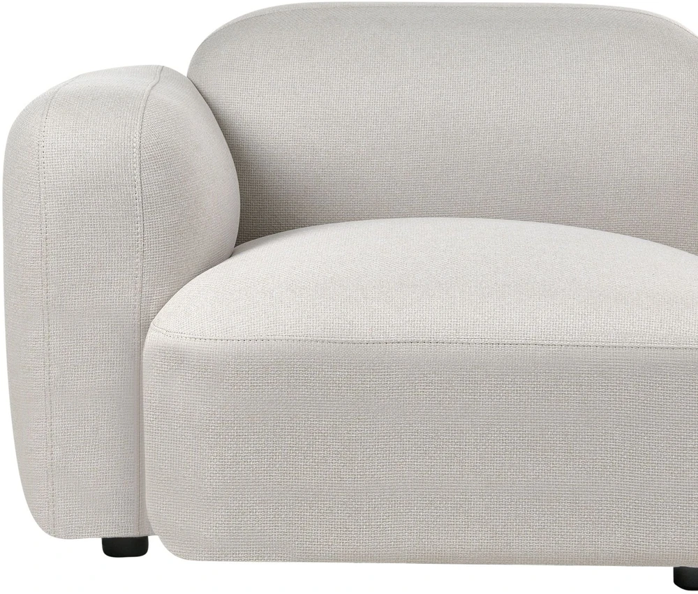 Beliani 3 vietų sofa AFOSS šviesiai smėlio spalvos