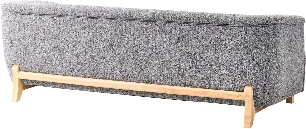Beliani 3-vietė sofa ALNOR tamsiai pilka