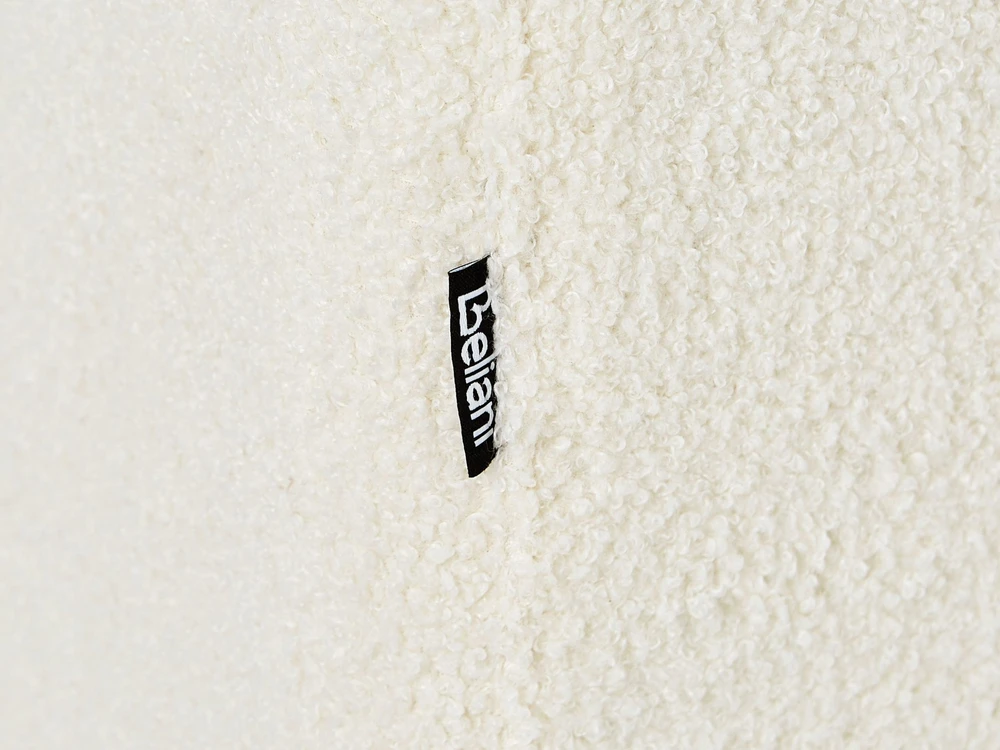 Beliani Trivietė sofa BYSKE Bouclé, balta