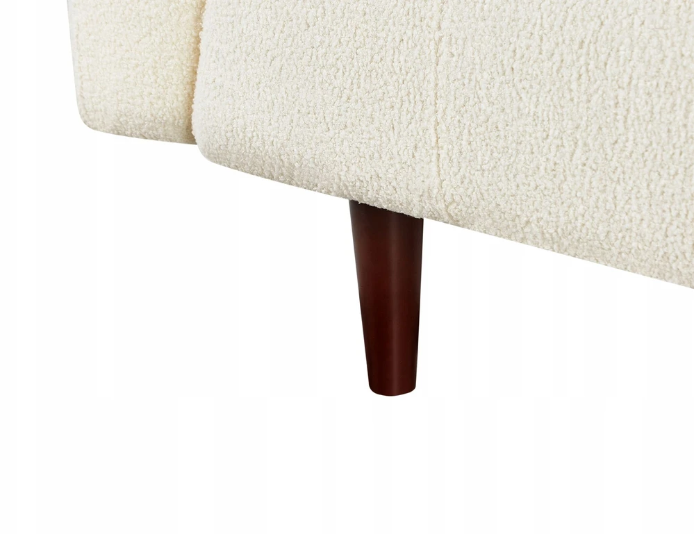 Beliani Trivietė sofa BYSKE Bouclé, balta