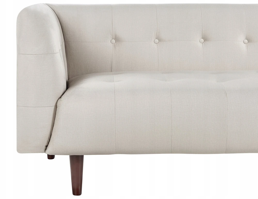 Beliani 3 vietų sofa BYSKE šviesiai smėlio spalvos