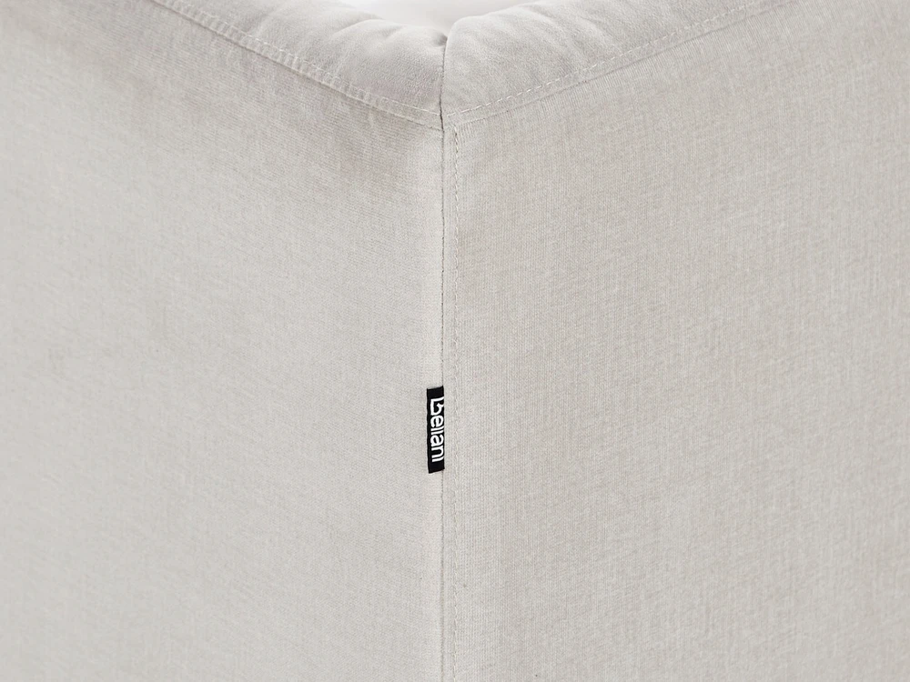 Beliani 3 vietų sofa BYSKE šviesiai smėlio spalvos