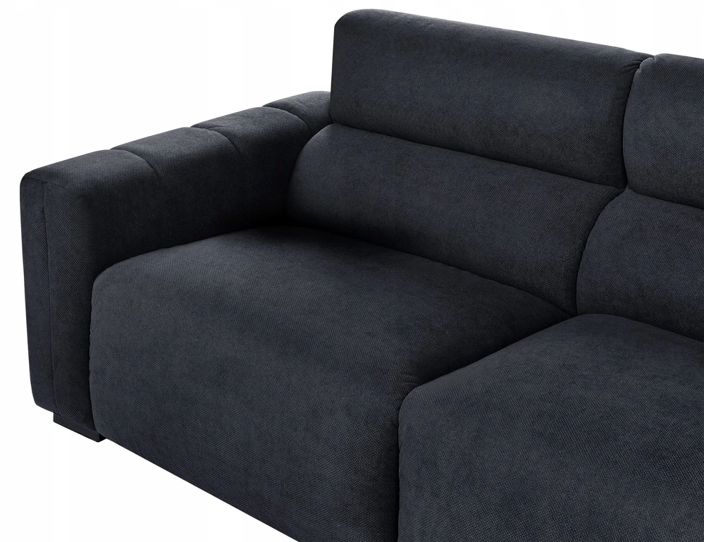 Beliani 3 vietų sofa FAUSKAN, juoda