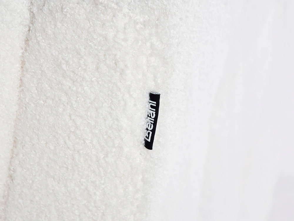 Beliani Trivietė sofa FREDERICA, bouclé audinys, balta