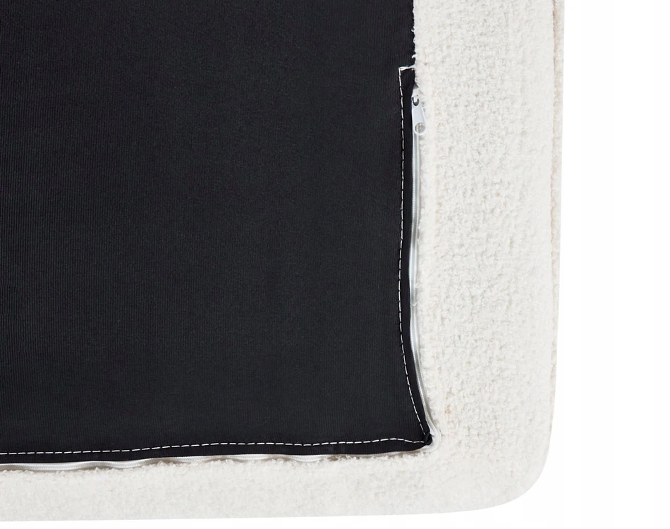 Beliani Trivietė sofa FREDERICA, bouclé audinys, balta