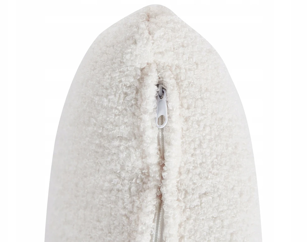 Beliani Trivietė sofa FREDERICA, bouclé audinys, balta