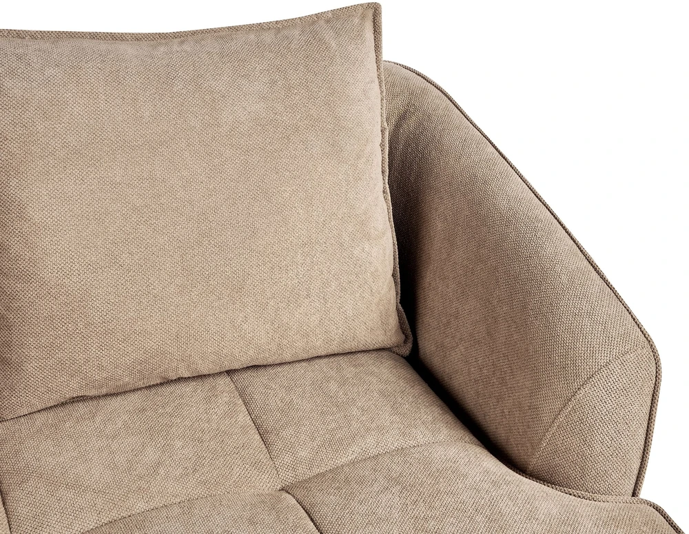 Beliani Trivietė sofa HOBRO šviesiai ruda