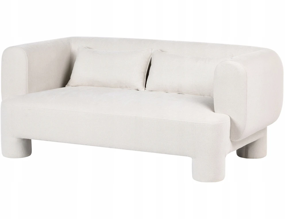 Beliani 3 vietų sofa HOGBO balta