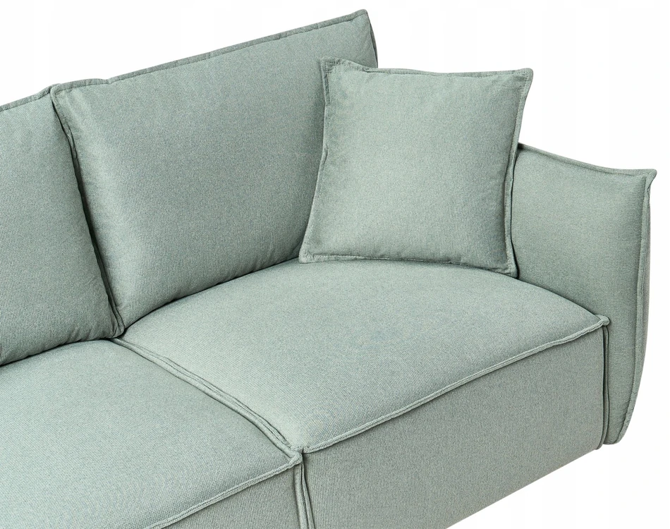 Beliani 3 vietų sofa KUNES šviesiai žalia
