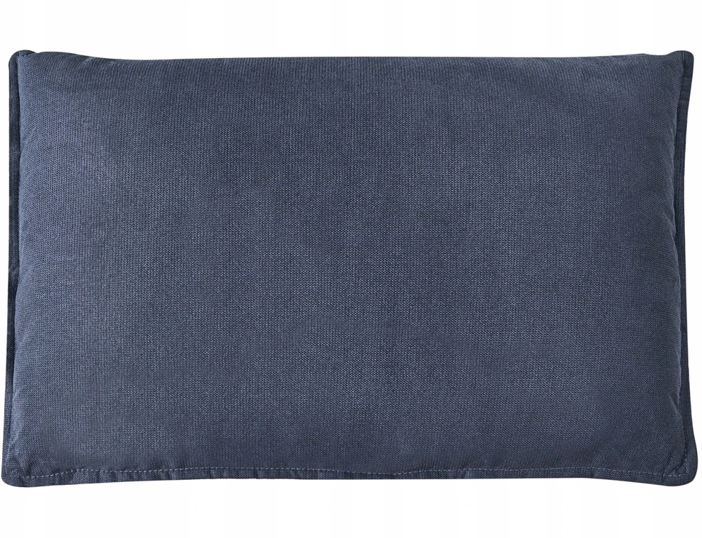 Beliani Trivietė sofa KUNES Tamsiai mėlyna