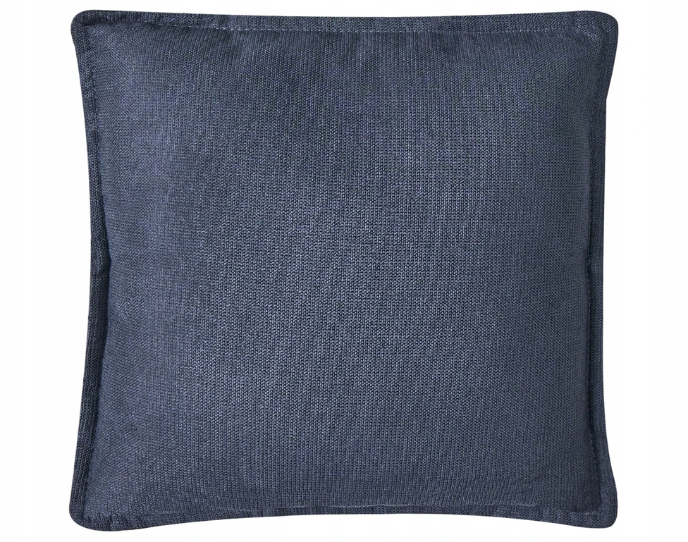 Beliani Trivietė sofa KUNES Tamsiai mėlyna