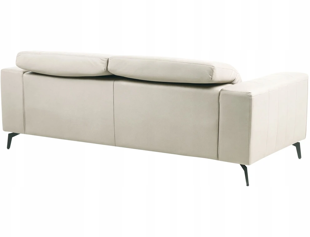 Beliani Trivenė sofa OMMEL šviesiai smėlio spalvos