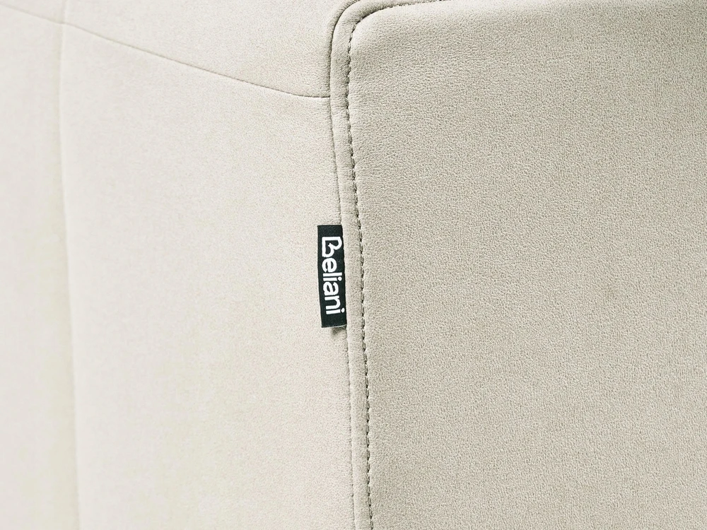 Beliani Trivenė sofa OMMEL šviesiai smėlio spalvos