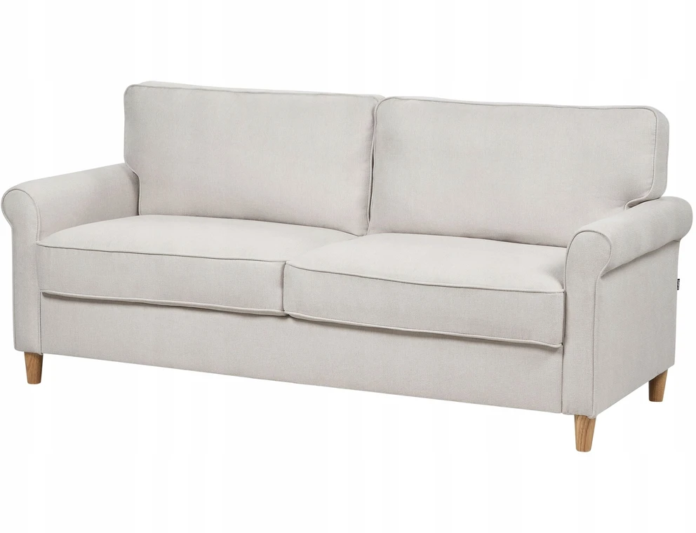 Beliani 3 vietų sofa RONNEBY smėlio spalvos